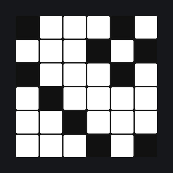 Inversion, a grid of black and white squares